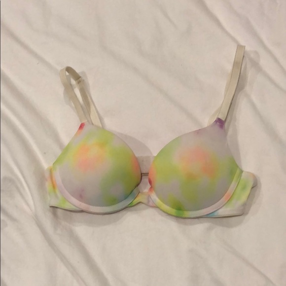 Neon tye dye bra Pink “Wear Everywhere Push Up” - Picture 2 of 4